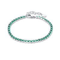 Bracciale Brand Donna Tennis colorato in Acciaio Zircone 14BR044V-M - 14BR044V-M